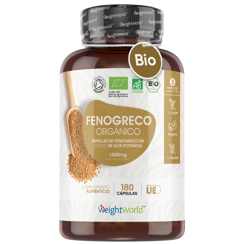 Fieno Greco Bio, Certificato E Vegano, 2 Capsule Al Giorno, Per 3 Mesi, Semi Di Fieno Greco Polvere Biologica In Capsule, Integratore Di Fenugreek (Dalla Pianta Trigonella), 1500Mg Per Dose,Senza Ogm-image
